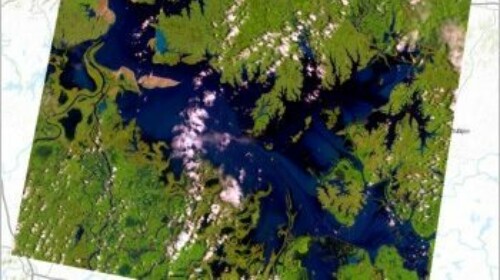 Classify Land Cover to Measure Shrinking Lakes