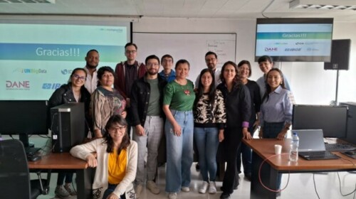 Participants and instructors of the 4th Workshop on Big Data Bogotá Colombia August 2023